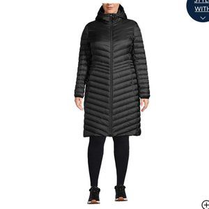 Lands' End 3x Plus Packable Down Puffer Coat